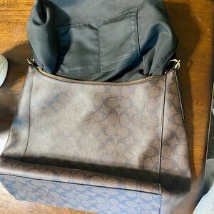 Coach signature shoulder bag